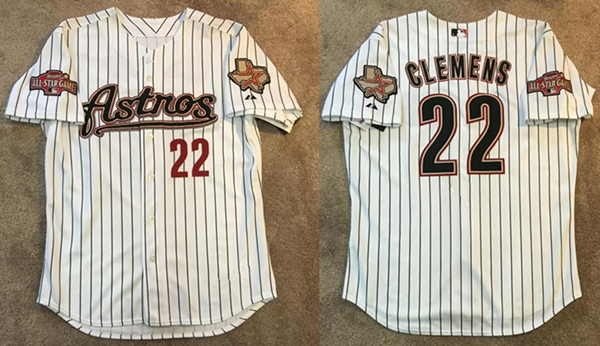 Men's Houston Astros #22 Roger Clemens White 2004 All Star Cool Base Stitched Baseball Jersey